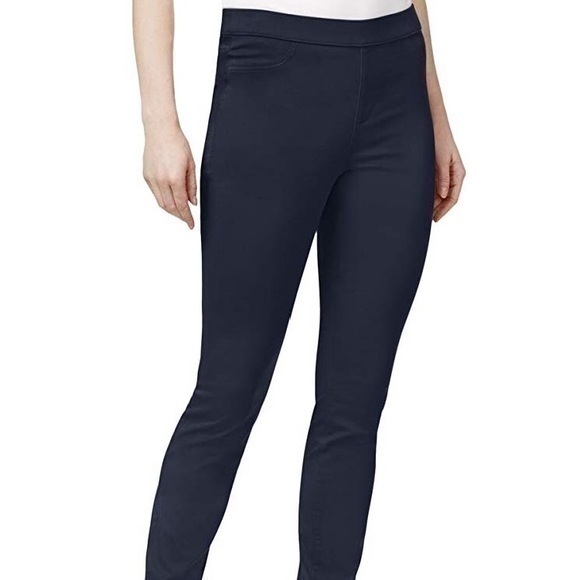Maison Jules Womens Knit Flat Front Skinny Pants - Picture 1 of 6